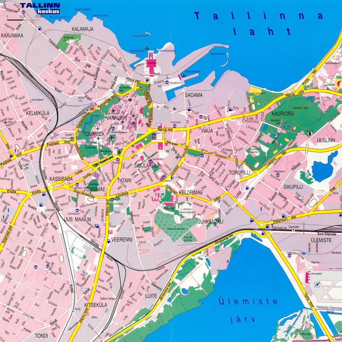 карта Таллина Эстония 