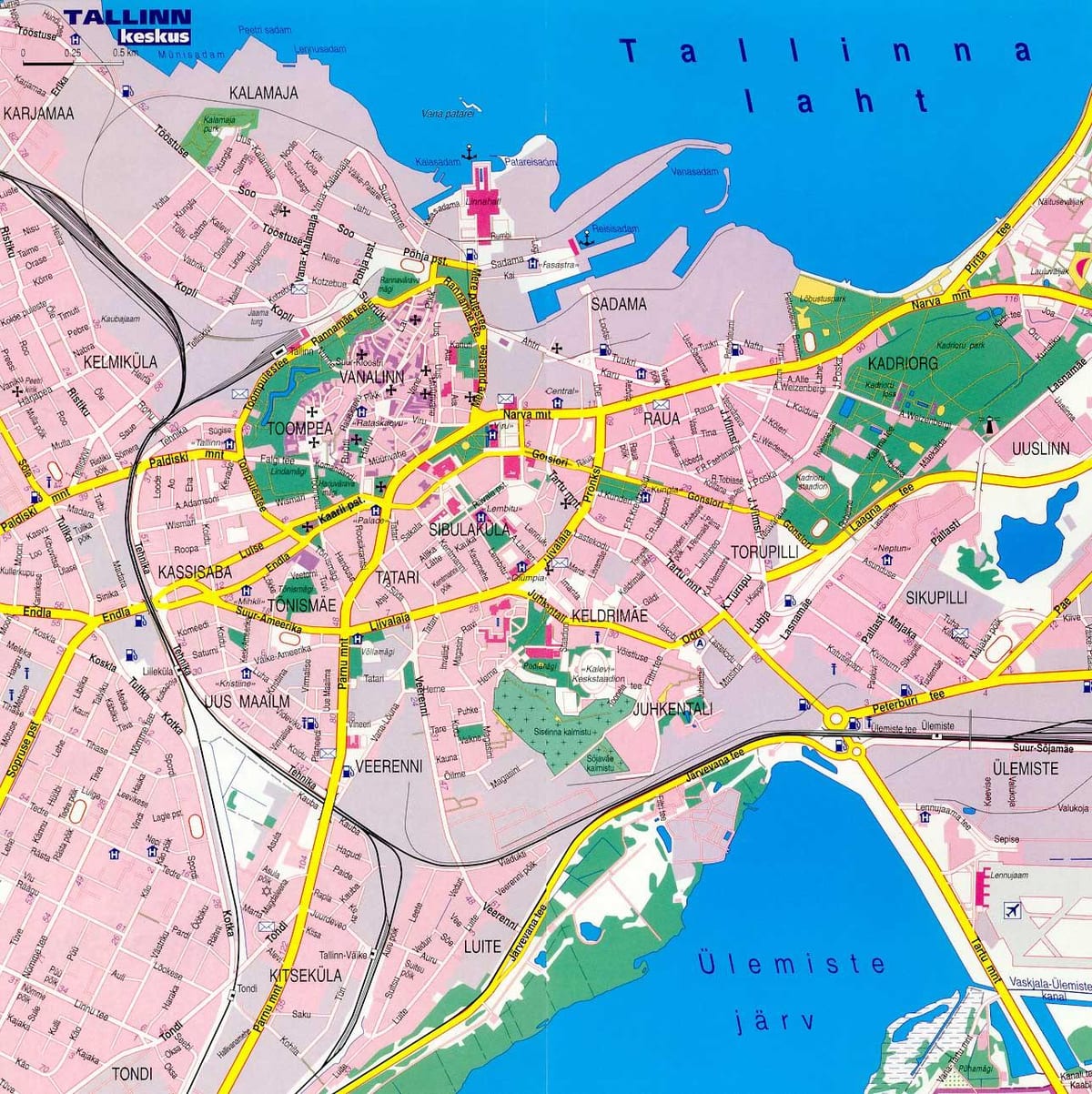 карта Таллина Эстония